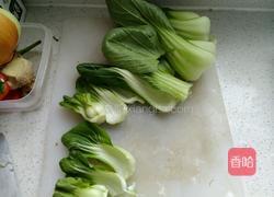 蚝油香菇油菜的做法图解1