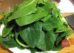 果仁菠菜的做法图解1