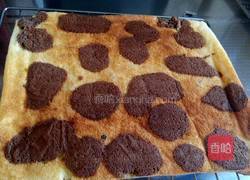 奶牛纹蛋糕卷的做法图解13