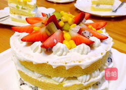 水果裸蛋糕的做法图解9