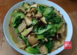 家常版～香菇油菜的做法图解10