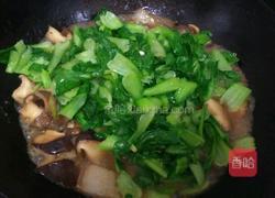 家常版～香菇油菜的做法图解9