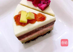 时尚妈妈教你做彩虹冻芝士蛋糕的做法图解5