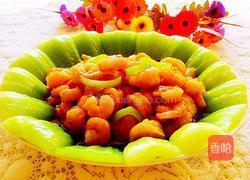 虾仁扒油菜的做法图解13