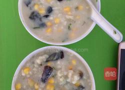 玉米皮蛋粥的做法图解5
