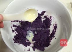 紫薯肉松球的做法图解3