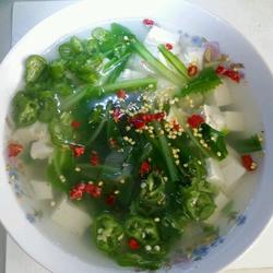 小白菜豆腐汤（珍珠翡翠白玉汤）的做法[图]