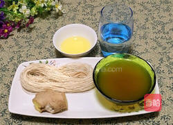 姜酒长寿面的做法图解1
