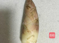 咸肉蒸春笋的做法图解1