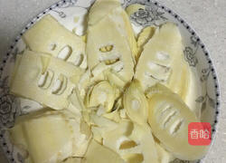 咸肉蒸春笋的做法图解5