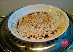 剁椒蒸金针菇的做法图解5