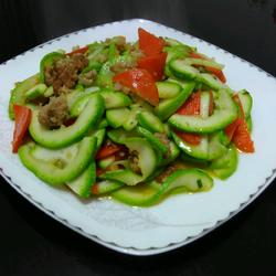 肉末炒笋瓜的做法[图]