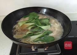 青菜鸡蛋面的做法图解8