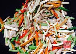 肉丝炒香干的做法图解4