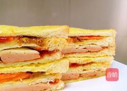 简易三明治的做法图解16