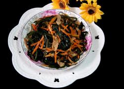 海带胡萝卜丝炒肉