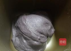 黑米面包的做法图解3
