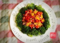 西兰花炒三丁的做法图解15
