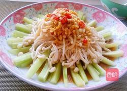 凉拌金针黄瓜的做法图解8