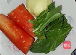 三彩蔬菜饼的做法图解1