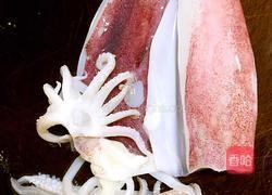 辣椒炒鱿鱼的做法图解1