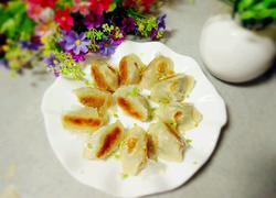 冰花菠菜鸡蛋煎饺