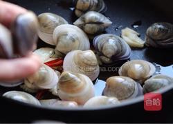 酒蒸文蛤的做法图解4