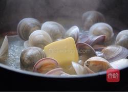 酒蒸文蛤的做法图解6