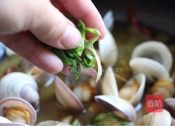酒蒸文蛤的做法图解8