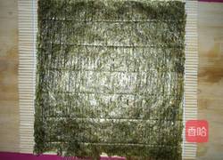 火腿肉松寿司的做法图解3