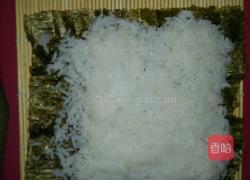 火腿肉松寿司的做法图解4