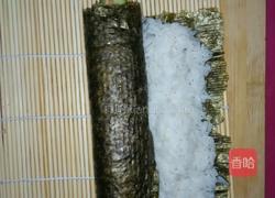 火腿肉松寿司的做法图解6