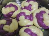 紫薯绣球馒头的做法[图]