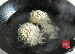 青菜鸡蛋面的做法图解2