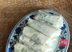 Illustration of how to make the spring rolls he fried for me and my son 6