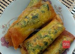 我家他为我和儿子炸的春卷的做法图解10