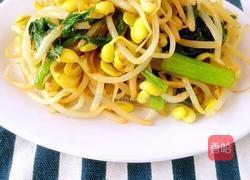 芹菜炒黄豆芽的做法图解7