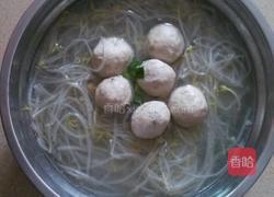 豆芽肉丸汤的做法图解8