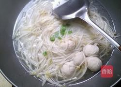 豆芽肉丸汤的做法图解7
