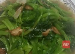 菠菜炒肉的做法图解7