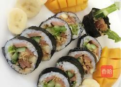 减肥餐：自定义寿司+芒果+苹果牛奶一杯的做法图解5