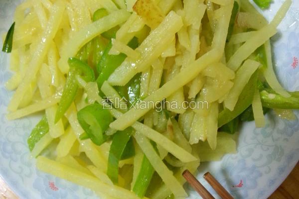 青椒煮土豆条