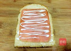 火腿煎蛋三明治的做法图解6