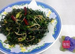 清炒荠菜的做法图解10