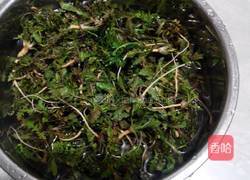 清炒荠菜的做法图解1