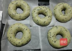 黑芝麻贝果的做法图解7
