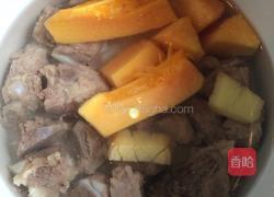 木瓜炖排骨的做法图解3