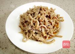 蒜苔肉丝的做法图解5