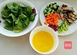 芙蓉鲜蔬汤的做法图解2