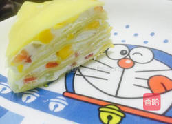 芒果草莓千层蛋糕的做法图解6